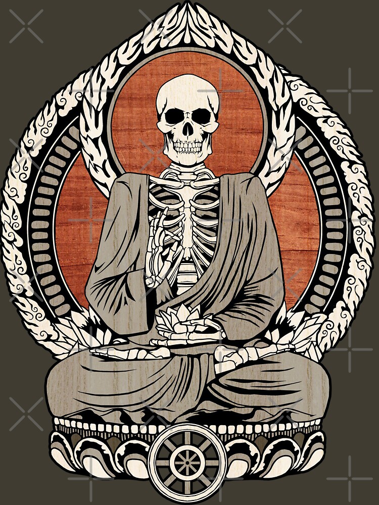 Skeleton Buddha by GrizzlyGaz