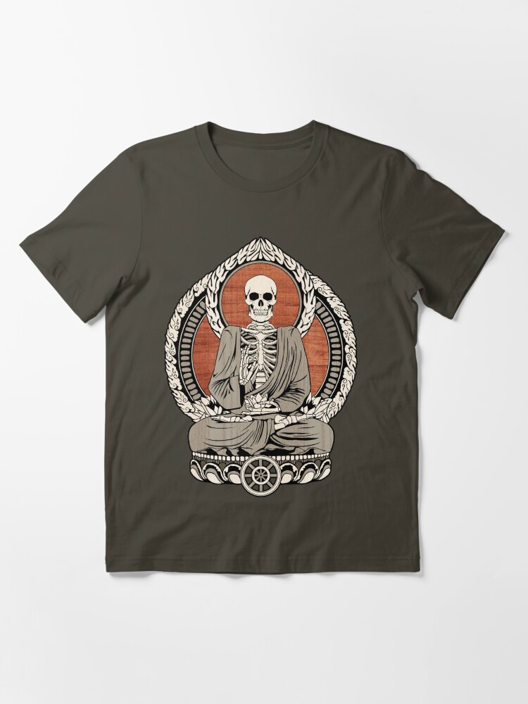 Alternate view of Skeleton Buddha Essential T-Shirt