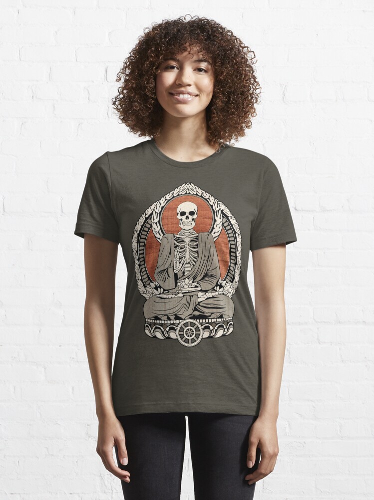Alternate view of Skeleton Buddha Essential T-Shirt