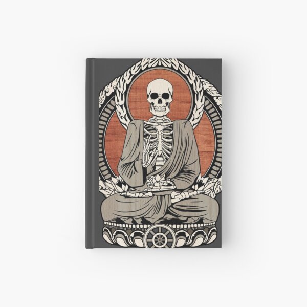 Skeleton Buddha Hardcover Journal