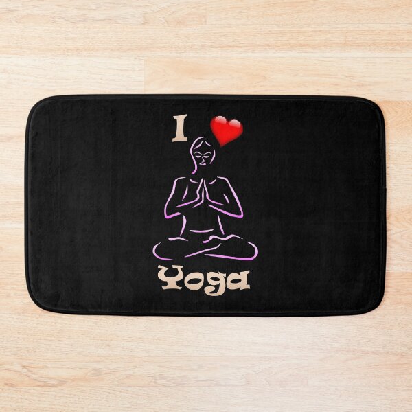 Item preview, 'I Heart Yoga' Lotus Pose designed and sold by Michael Pilinski.