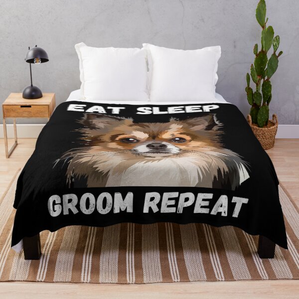 Item preview, Eat Sleep Groom Repeat designed and sold by Labradoodlesetc.