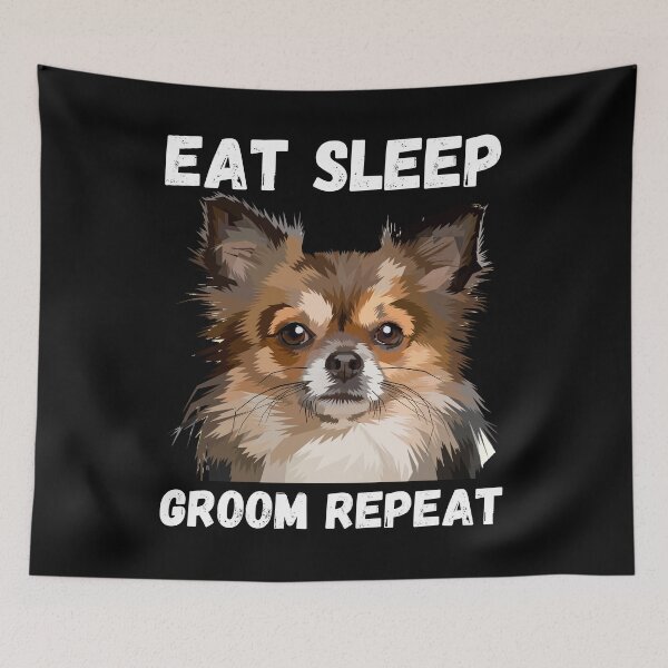 Item preview, Eat Sleep Groom Repeat designed and sold by Labradoodlesetc.