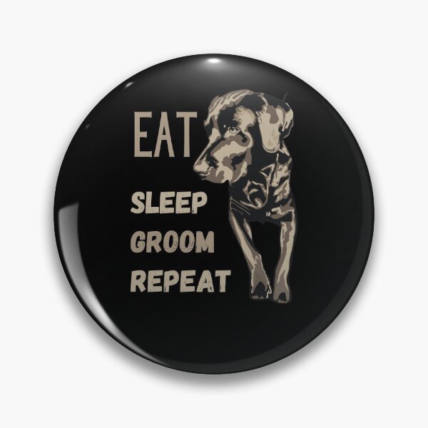Item preview, Eat Sleep Groom Repeat designed and sold by Labradoodlesetc.
