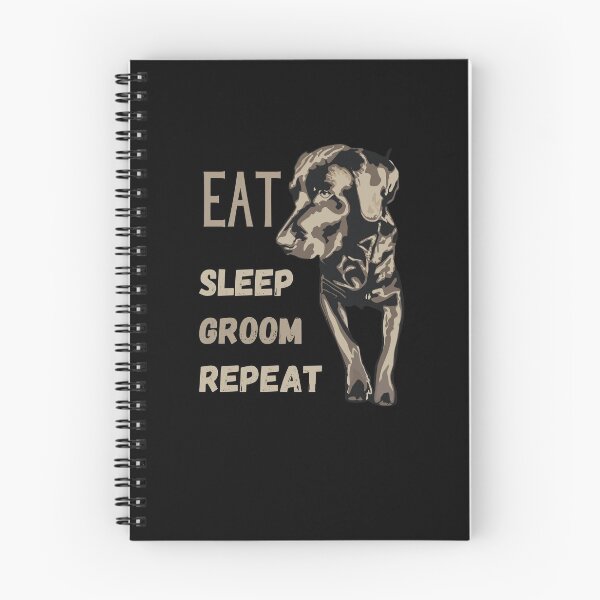 Item preview, Eat Sleep Groom Repeat designed and sold by Labradoodlesetc.