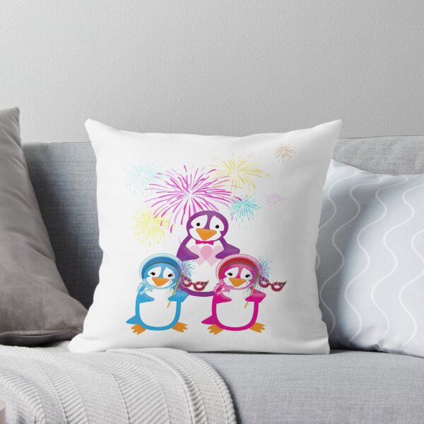 Item preview, Mardi Gras Penguins designed and sold by jerankin.