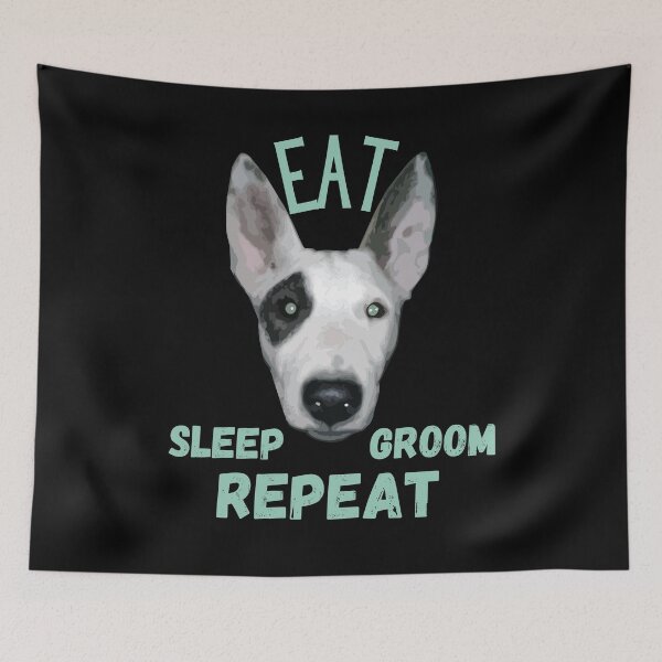 Item preview, Eat Sleep Groom Repeat designed and sold by Labradoodlesetc.