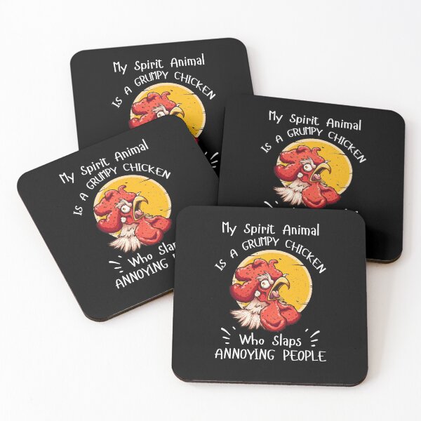 Item preview, My Spirit Animal Is A Grumpy Funny Chicken - Chickens Lover designed and sold by Dressed For  Duty.