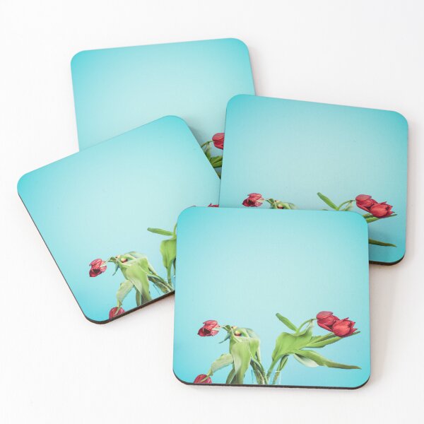 Item preview, Wilted tulip flowers in the glass designed and sold by Lukasz Szczepanski.