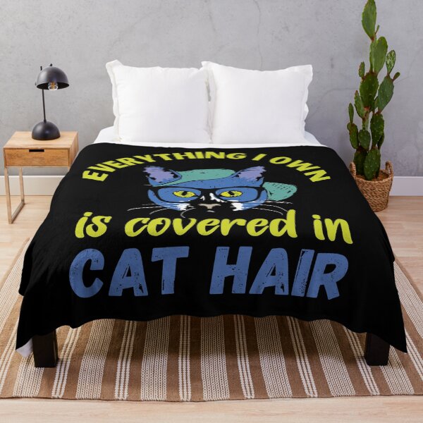 Item preview, Everything I Own is Covered in Cat Hair Super Cool Cat designed and sold by Labradoodlesetc.