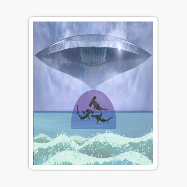 Item preview, Where Have All The HammerHeads Gone - UFO Alien Abduction Spacecraft designed and sold by KeysTreasures.