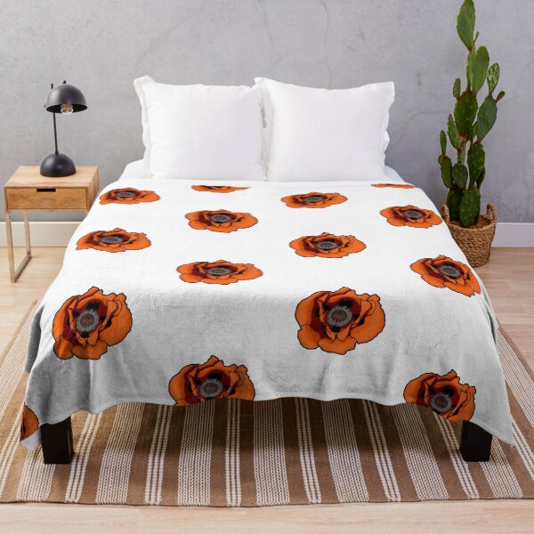 Item preview, Poppy Flower Repeated Pattern - Red designed and sold by BlossomByAnna.