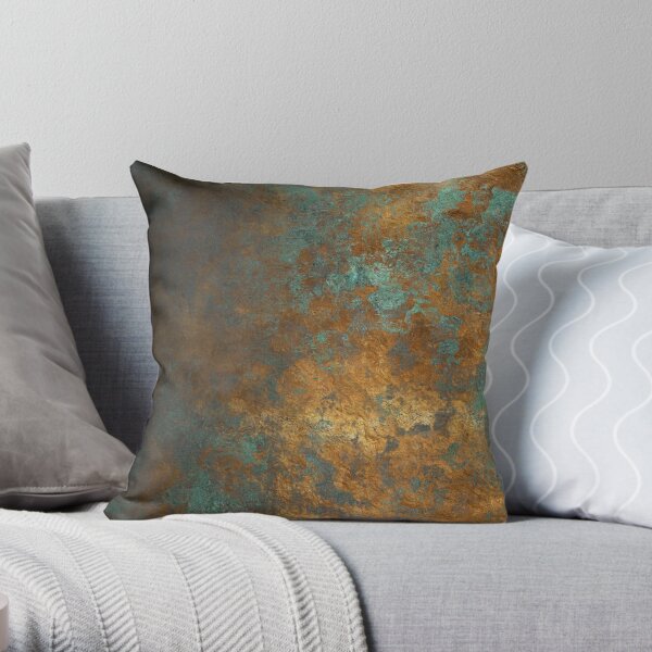 Copper colored 2024 throw pillows