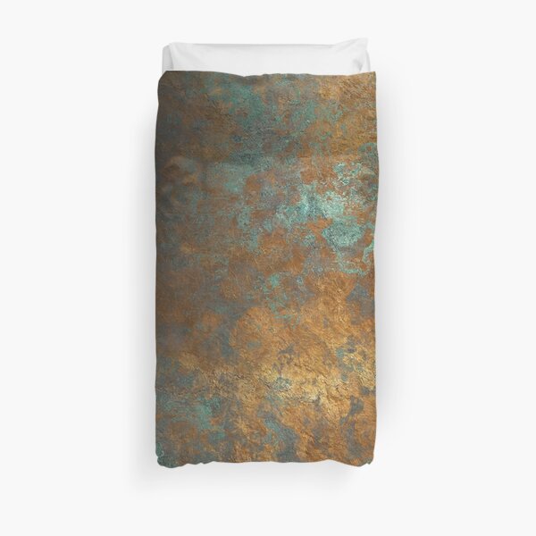 oxidized copper Duvet Cover