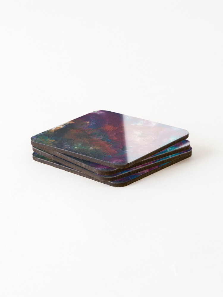 Thumbnail 4 of 5, Coasters (Set of 4), Cosmic Ripples designed and sold by WolfDenStudio.