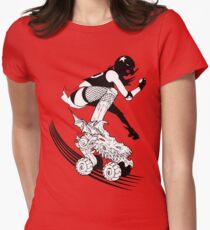 Skates of Wrath Women's Fitted T-Shirt