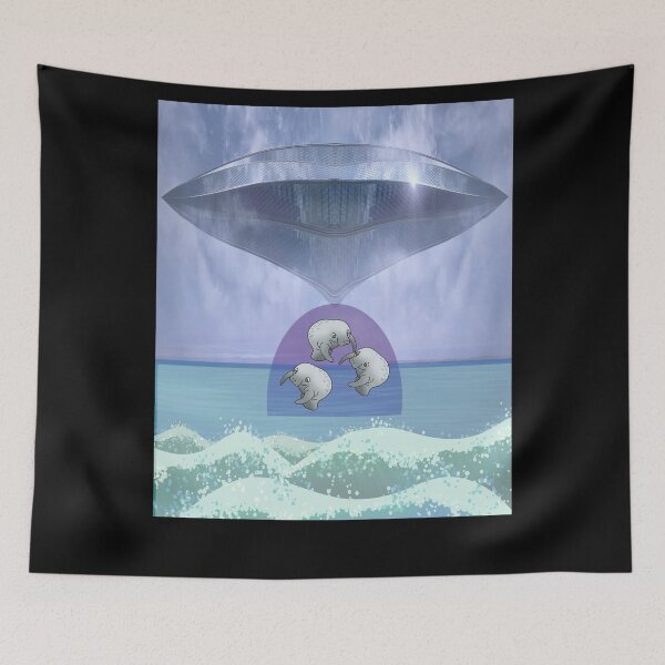 Item preview, Where Have All The Manatees Gone - UFO Alien Abduction Spacecraft designed and sold by KeysTreasures.
