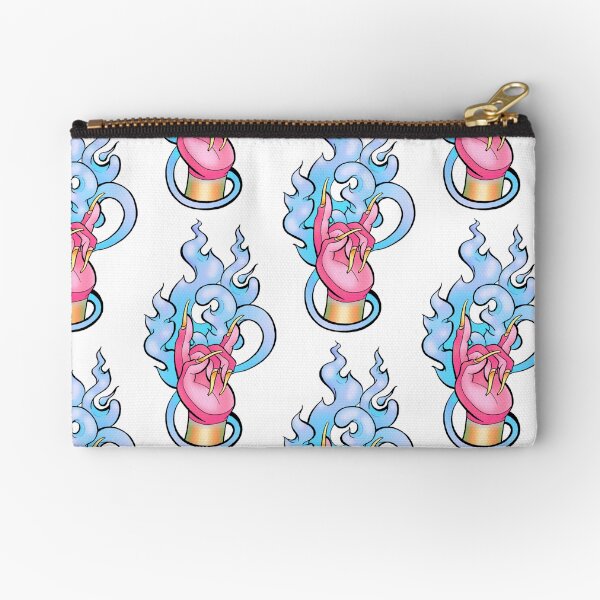 Devil Horn Mudra Zipper Pouch