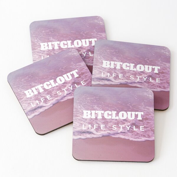 Item preview, Bitclout Lifestyle Pink Beach Design designed and sold by boopsblunt.