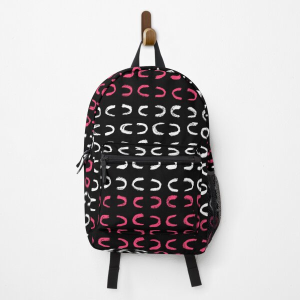Item preview, Pink White on Black Pattern designed and sold by badlydrawnbabe.