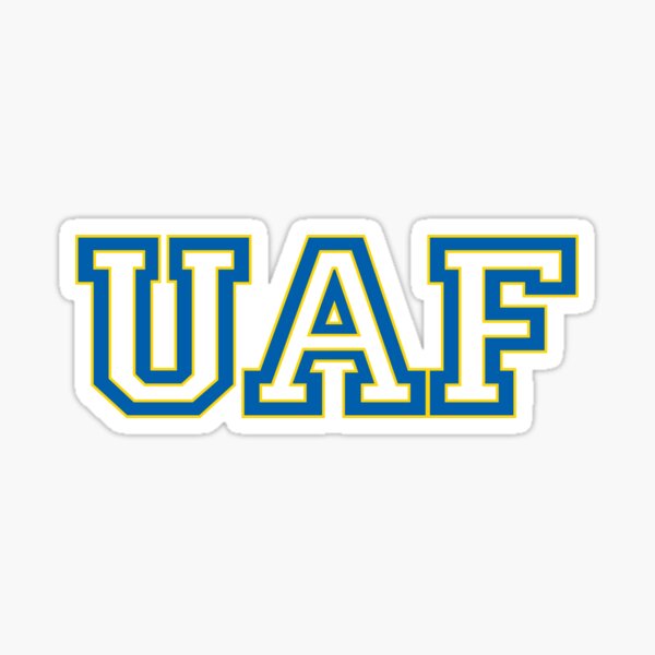 Uaf Stickers Redbubble - new uaf logo roblox