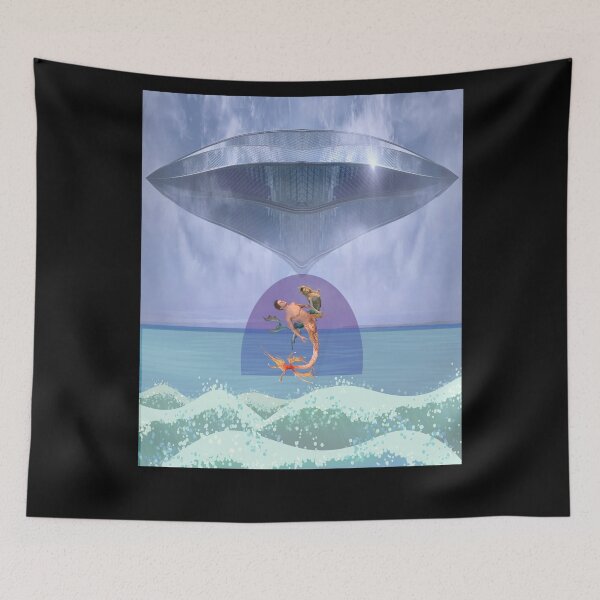 Item preview, Where Have All The Mermaids Gone - UFO Alien Abduction Spacecraft designed and sold by KeysTreasures.