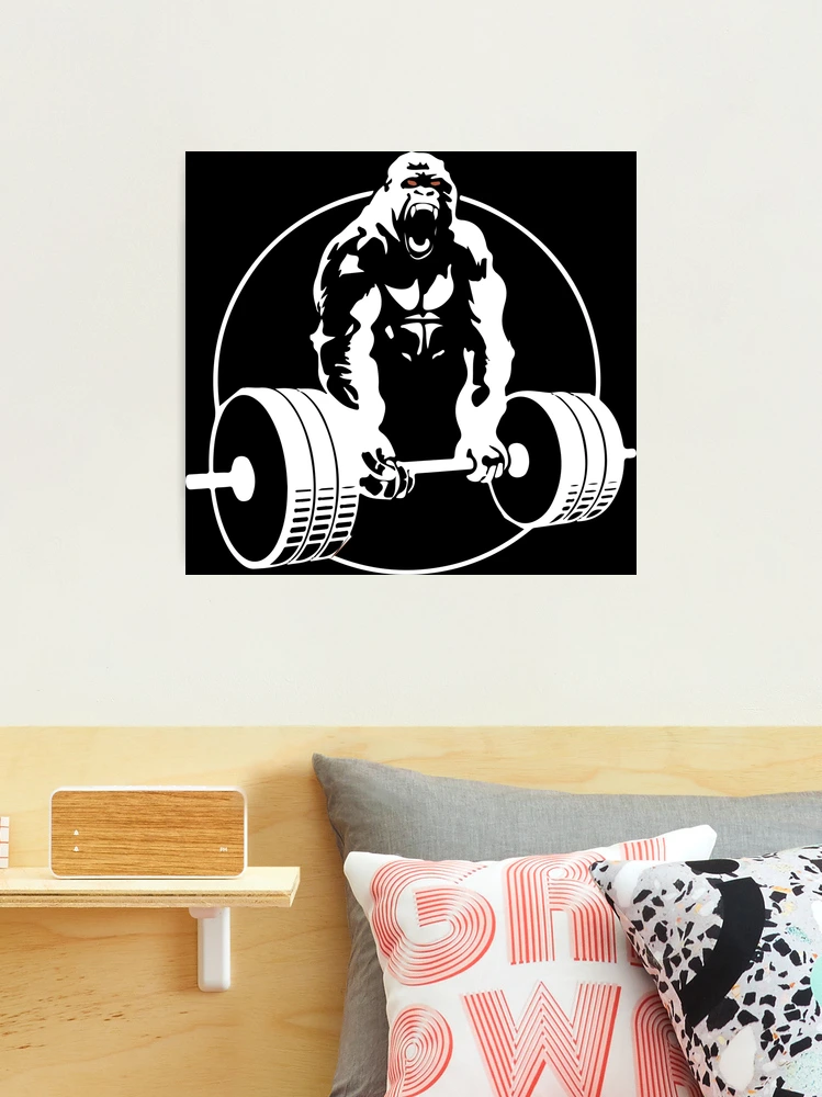 Personalized Gorilla Bodybuilding Home Gym Decor Round Rug, Carpet – Style  My Pride