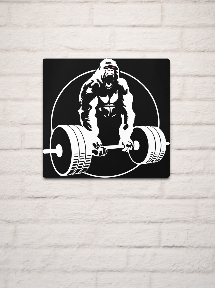 Gorilla Gym | Metal Print