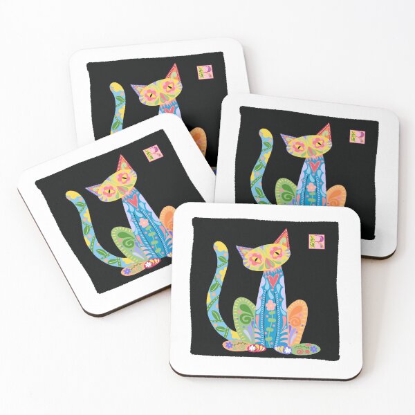Item preview, Contemplative Cat Art Work designed and sold by Dotblossom.