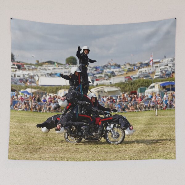 Item preview, The British Army, Royal Signals Motorcycle Display Team, The White Helmets designed and sold by Andy Harker.