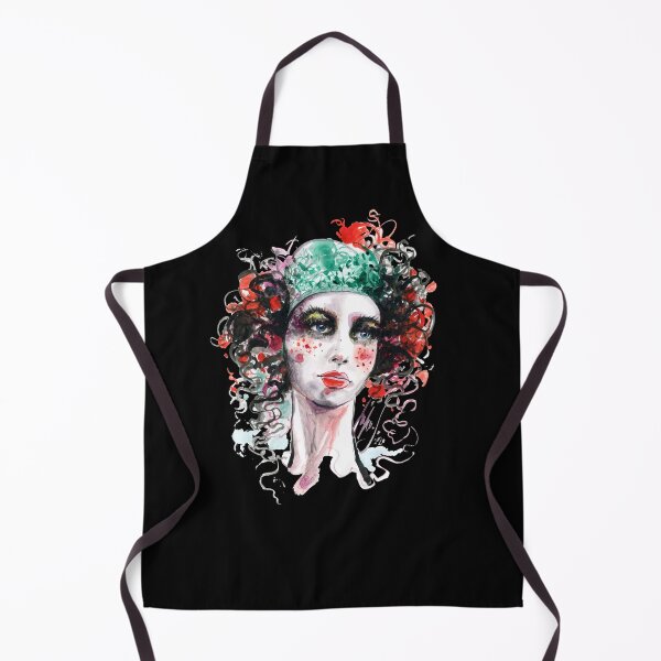 Item preview, Sabrine watercolor fashion illustration designed and sold by Susanne Margarete Lutz.