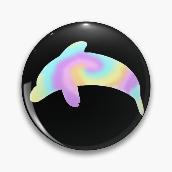 Item preview, Tie Dye Dolphin Silhouette designed and sold by Cre8iveCat.