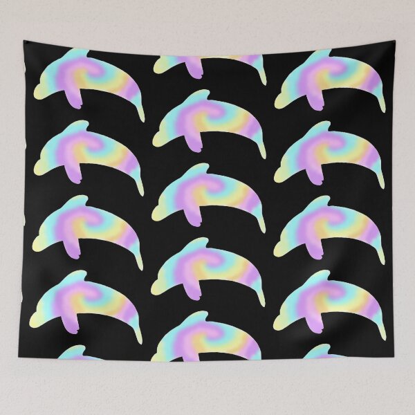 Item preview, Tie Dye Dolphin Silhouette designed and sold by Cre8iveCat.