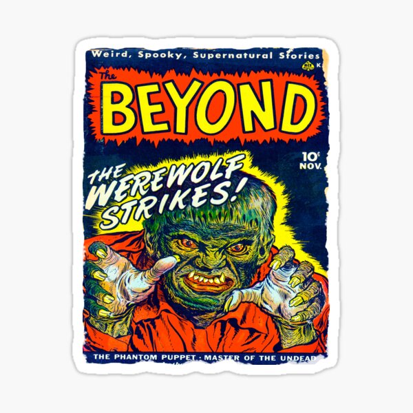 Beyond Comics - Vintage Comic Book Cover Sticker