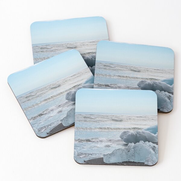 Item preview, Beach with melting iceberg designed and sold by EngineerGoC.