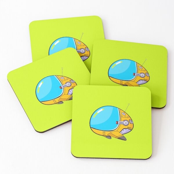 Item preview, Kids yellow spaceship designed and sold by thekidsprint.