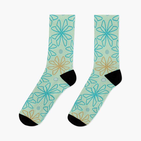 Item preview, Geometric flowers soft colors designed and sold by Meg M Studio.