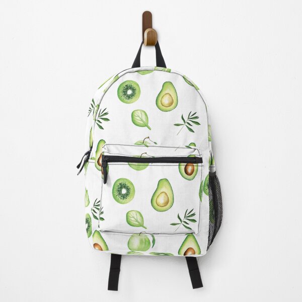 Item preview, Watercolor pattern with avacado, apple, kiwi designed and sold by Arteeva.