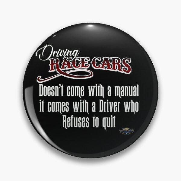 Item preview, Driving Race cars doesn't come with a manual, it comes with a driver who refuses to quit designed and sold by Elliot Klugh.