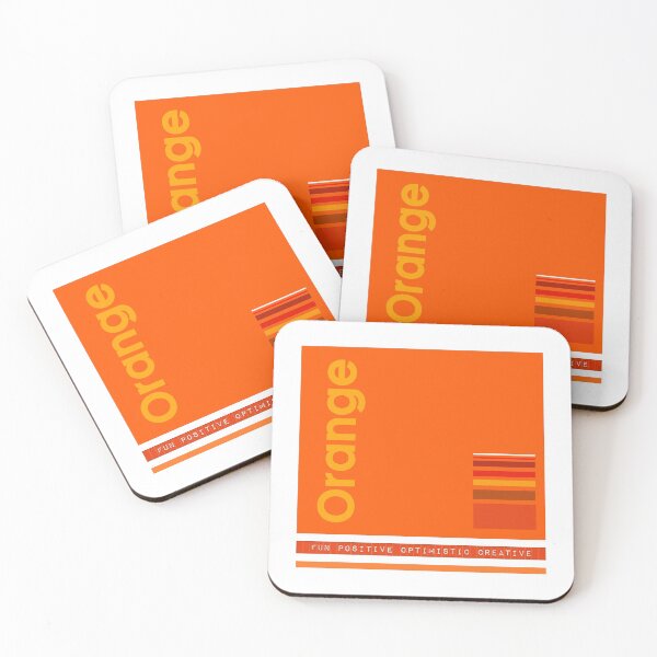 Artikelvorschau, Farben der Regenbogenfarbe Orange. Spaß, positiv, optimistisch, kreativ. - Caroline Laursen Original entworfen und verkauft von Caroline Laursen.