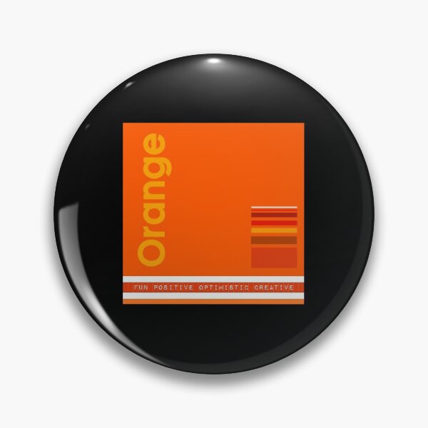 Item preview, Definition of Orange colour. Fun, positive, optimistic, creative. Solid Color Palette  - Caroline Laursen Original designed and sold by Caroline Laursen.