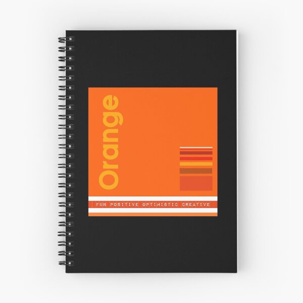 Item preview, Definition of Orange colour. Fun, positive, optimistic, creative. Solid Color Palette  - Caroline Laursen Original designed and sold by Caroline Laursen.