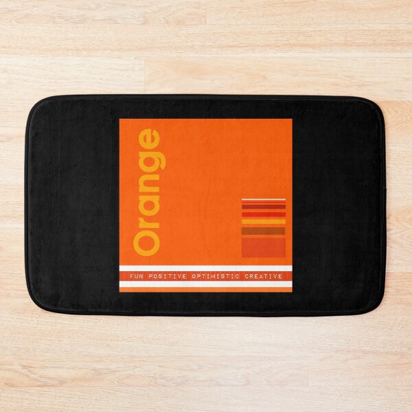 Item preview, Definition of Orange colour. Fun, positive, optimistic, creative. Solid Color Palette  - Caroline Laursen Original designed and sold by Caroline Laursen.