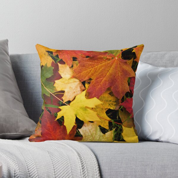 Autumn Leaves Throw Pillow