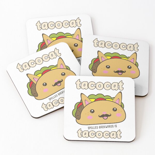 Item preview, Copy of TACOCAT spelled backwards is TACOCAT | Funny Cute Kawaii Taco Cat designed and sold by Rabbitti.