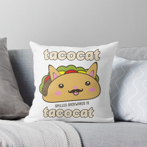 Item preview, Copy of TACOCAT spelled backwards is TACOCAT | Funny Cute Kawaii Taco Cat designed and sold by Rabbitti.
