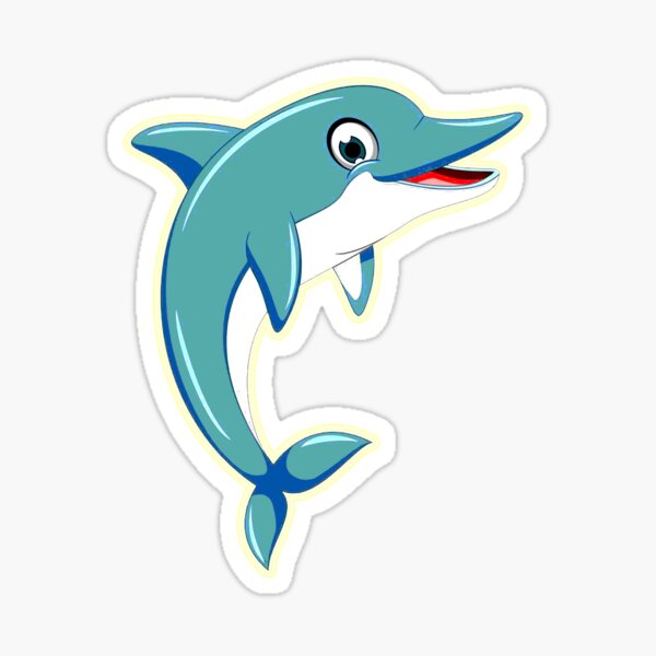 I love Dolphin Sticker