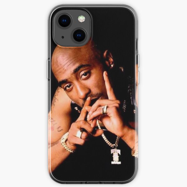 2pac artwork picture iPhone Soft Case