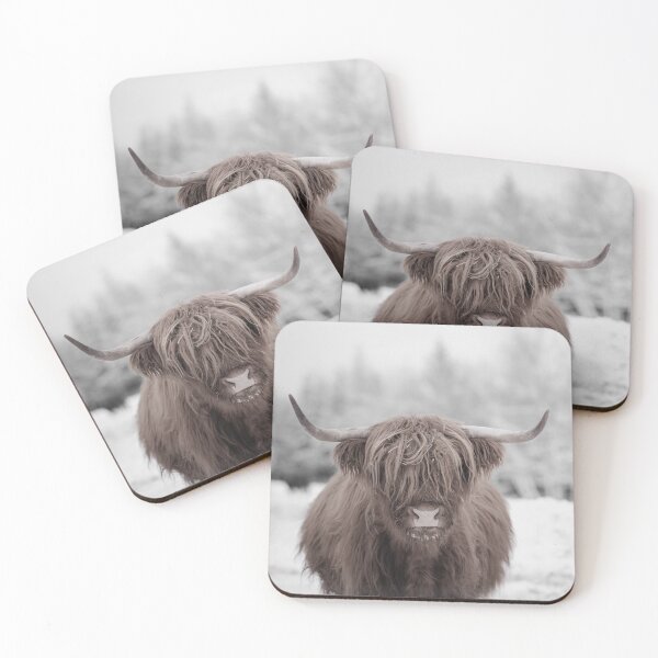 Item preview, Highland Hairy Cow Rustic Farmhouse  designed and sold by ColorFlowArt.