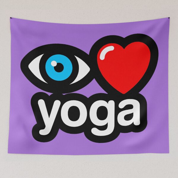 Artikelvorschau, Ich liebe Yoga - (Violett) Sahasrara entworfen und verkauft von MisterSquid.